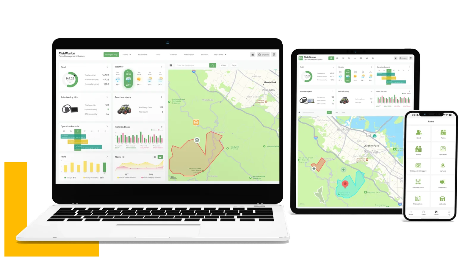 FieldFusion Farm Management (DST Farm Management Platform)
