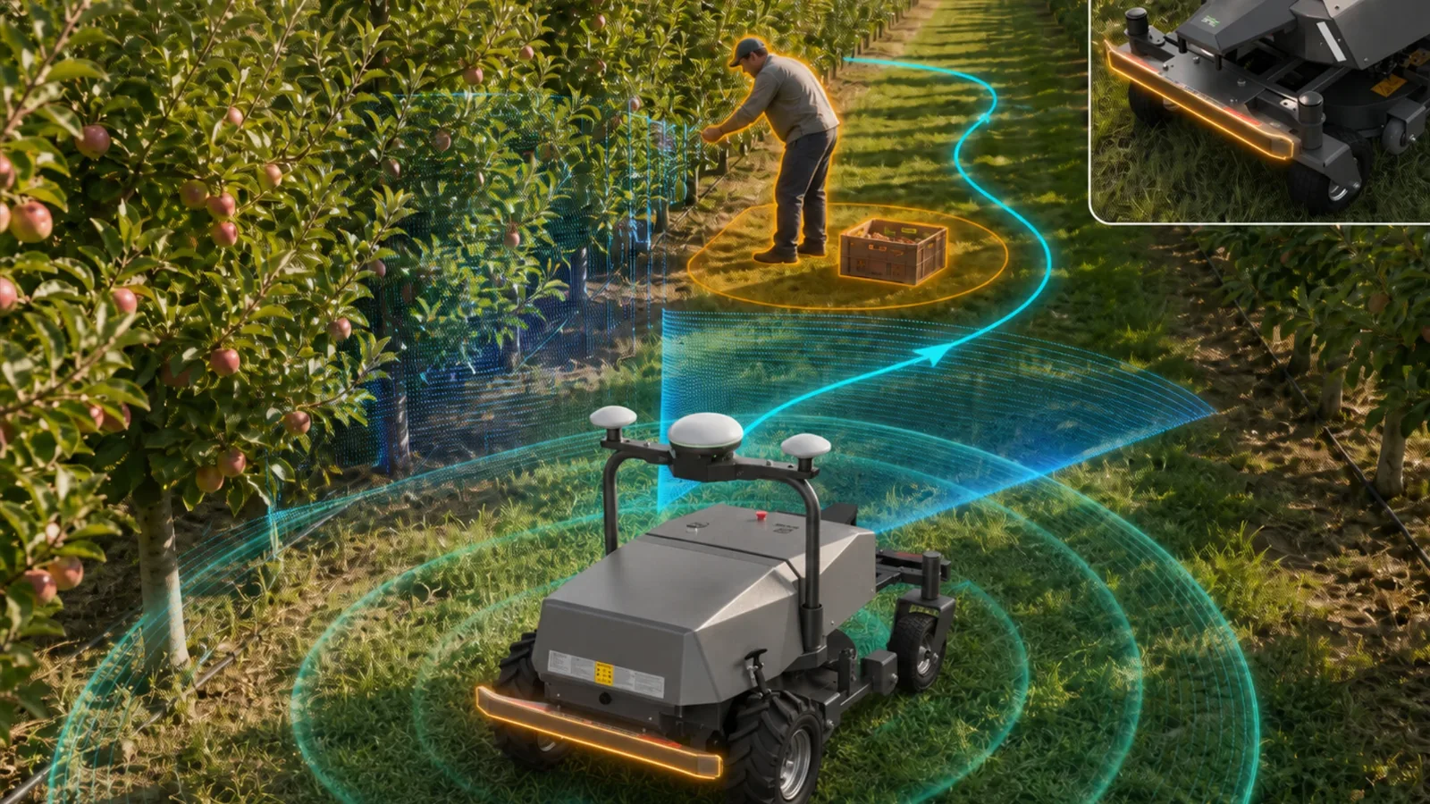 XBot Autonomous Orchard Robot